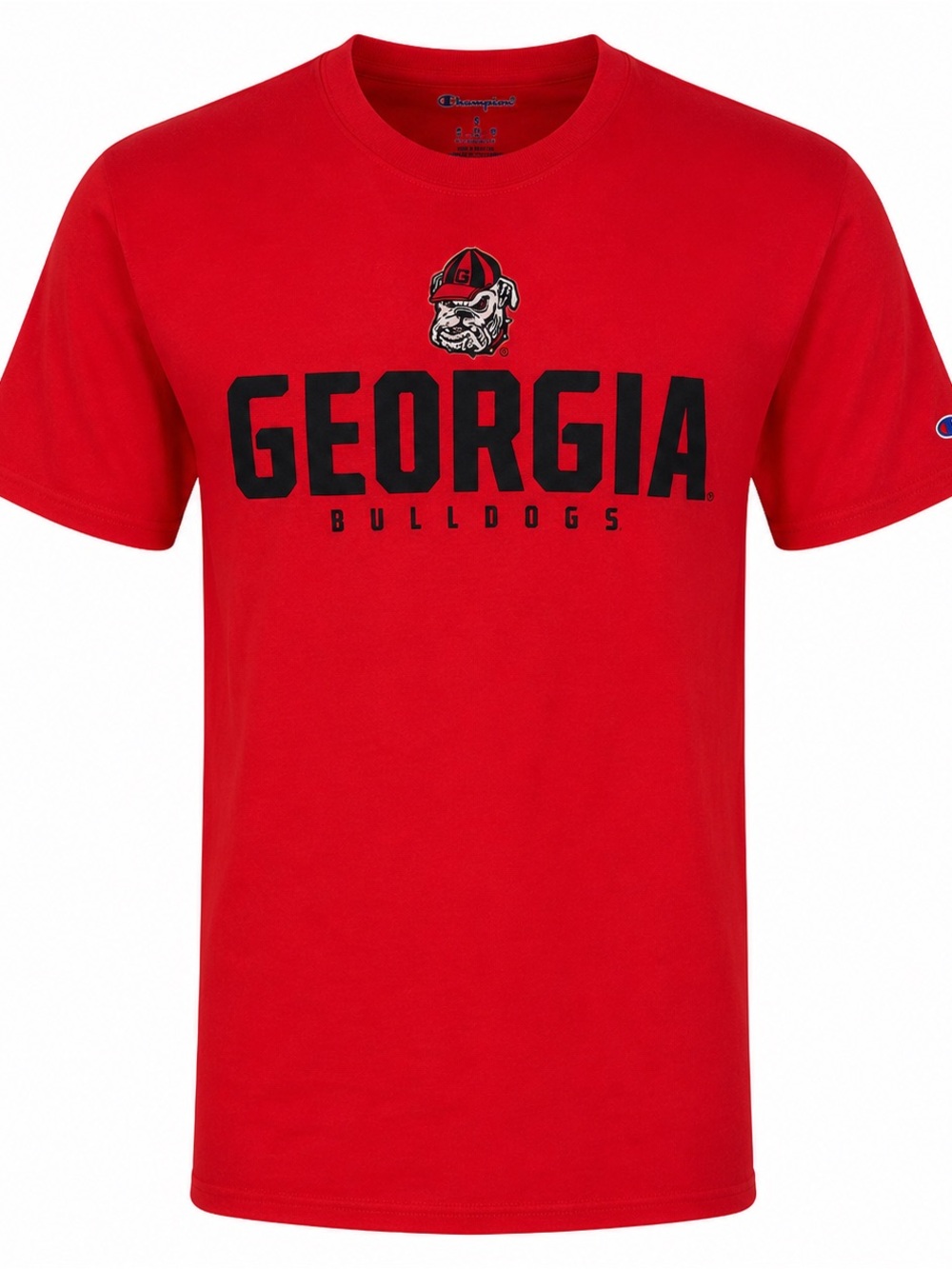 Champion Georgia Bulldogs Red T-Shirt Small NCAA NWT